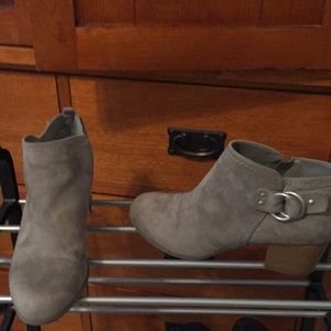 Grey Ankle Boots
